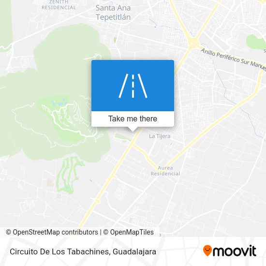 Mapa de Circuito De Los Tabachines
