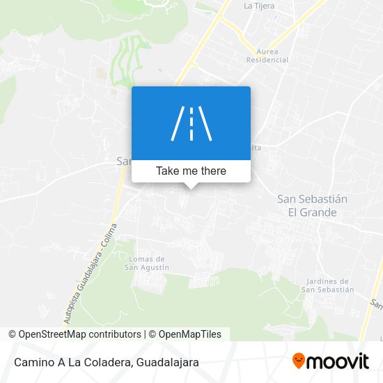 Camino A La Coladera map
