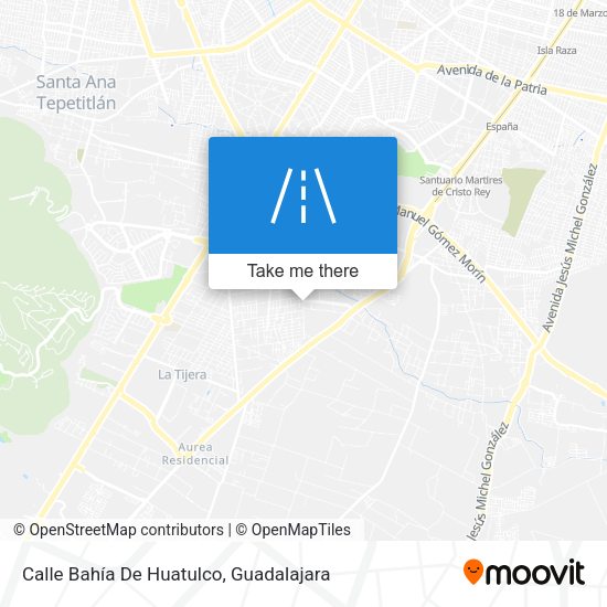 Calle Bahía De Huatulco map