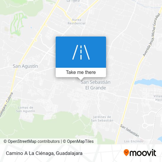 Mapa de Camino A La Ciénaga