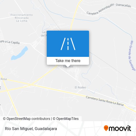 Mapa de Río San Miguel