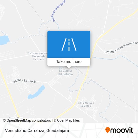 Mapa de Venustiano Carranza