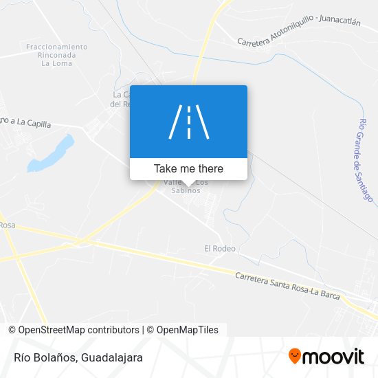 Río Bolaños map