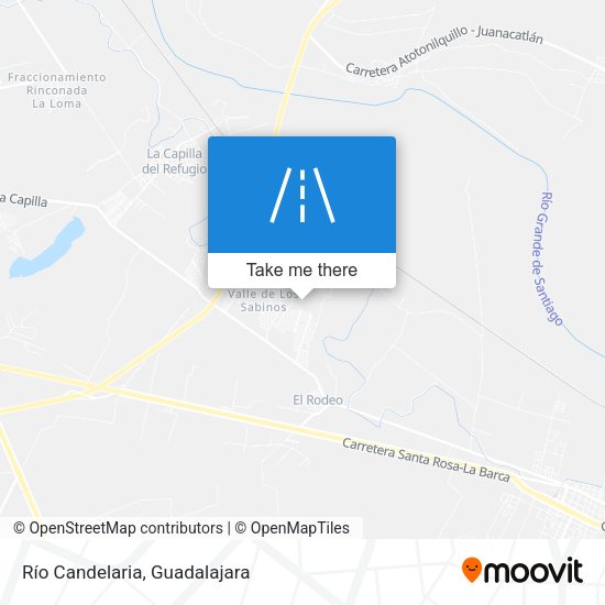 Río Candelaria map