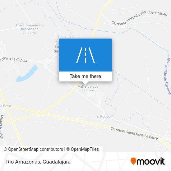Mapa de Río Amazonas