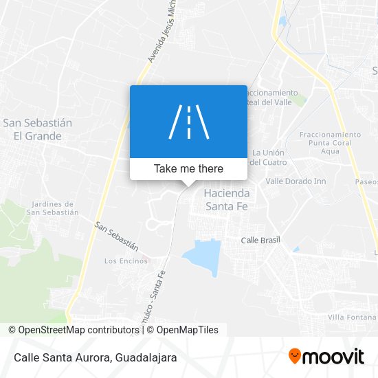 Calle Santa Aurora map