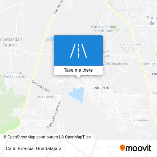 Calle Brescia map