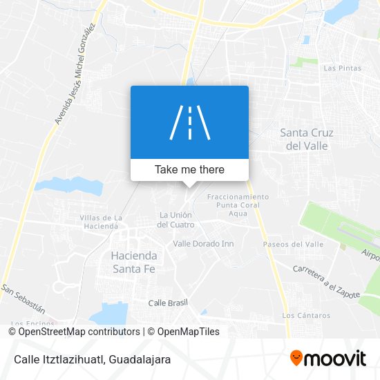 Mapa de Calle Itztlazihuatl