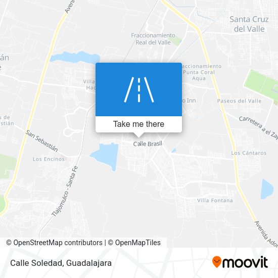 Mapa de Calle Soledad