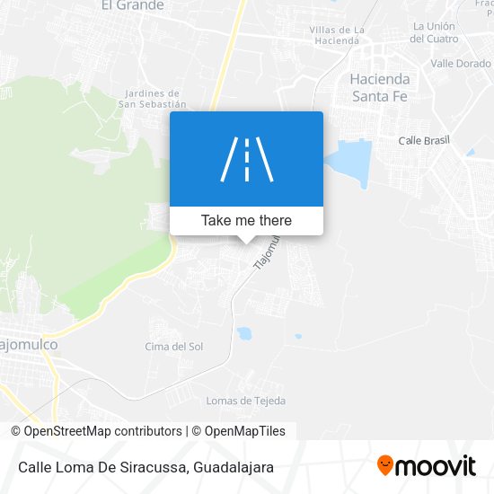 Calle Loma De Siracussa map