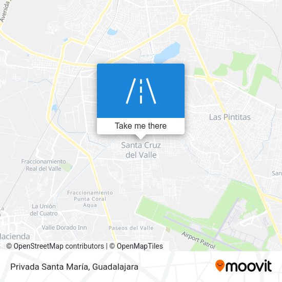 Privada Santa María map