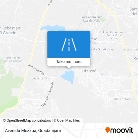 Mapa de Avenida Mezapa