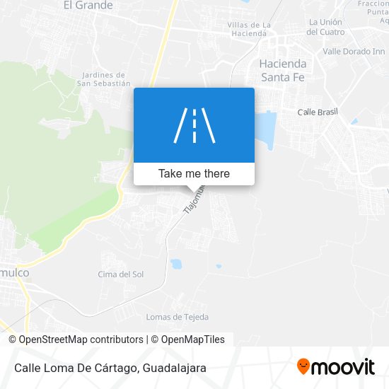 Calle Loma De Cártago map