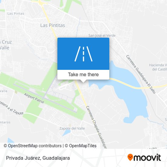 Privada Juárez map