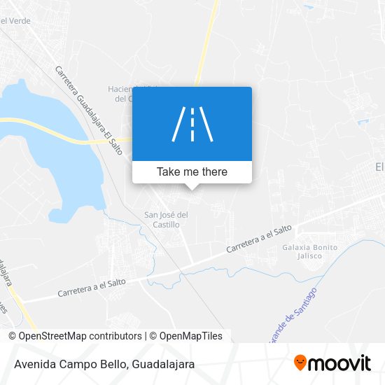 Mapa de Avenida Campo Bello