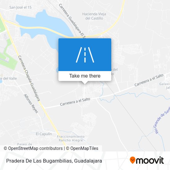 Mapa de Pradera De Las Bugambilias