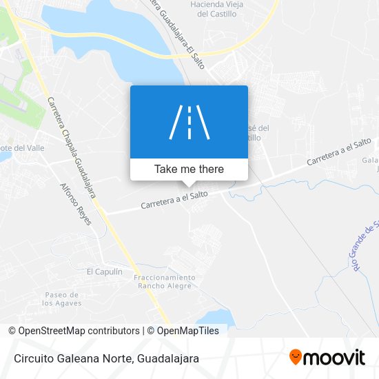 Mapa de Circuito Galeana Norte