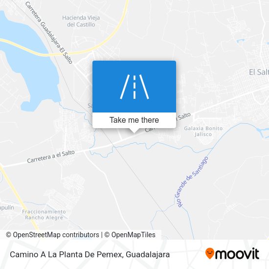 Mapa de Camino A La Planta De Pemex