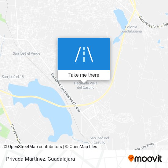 Privada Martínez map
