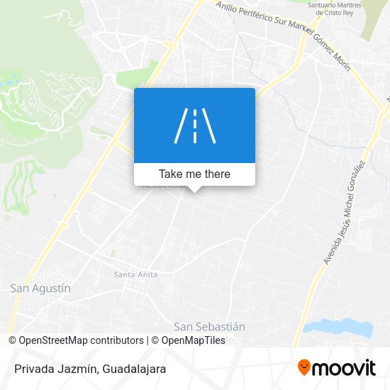 Privada Jazmín map