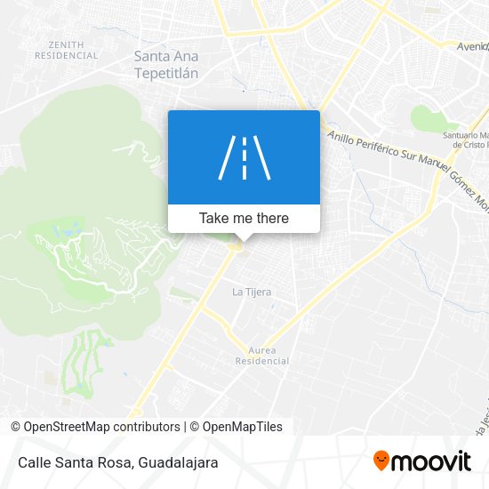 Mapa de Calle Santa Rosa