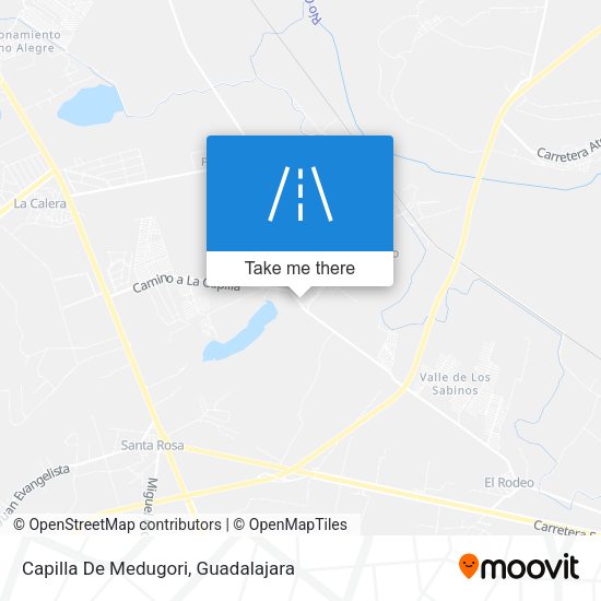 Capilla De Medugori map