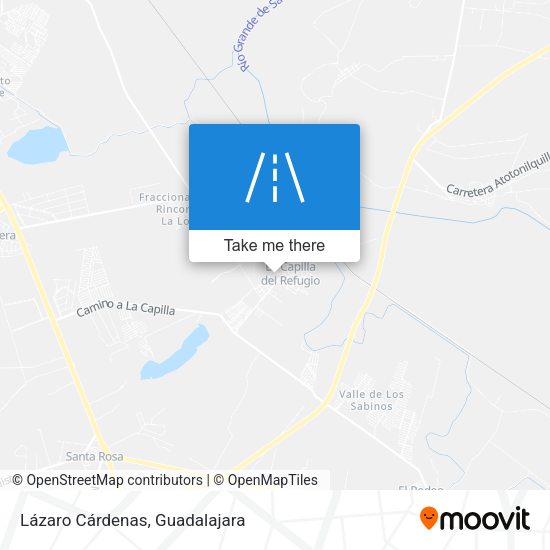 Mapa de Lázaro Cárdenas