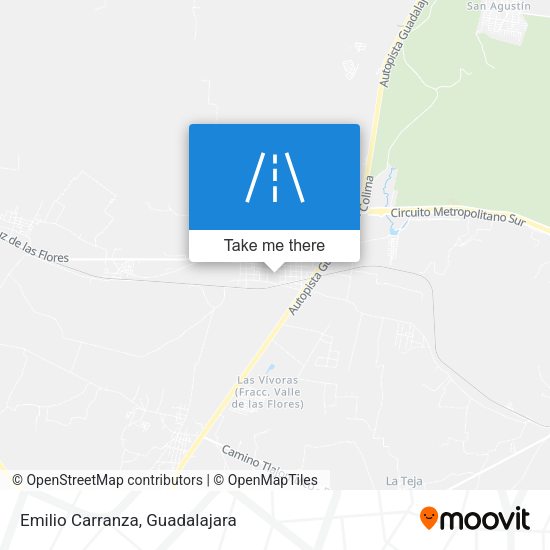 Mapa de Emilio Carranza