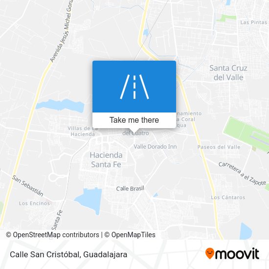 Calle San Cristóbal map
