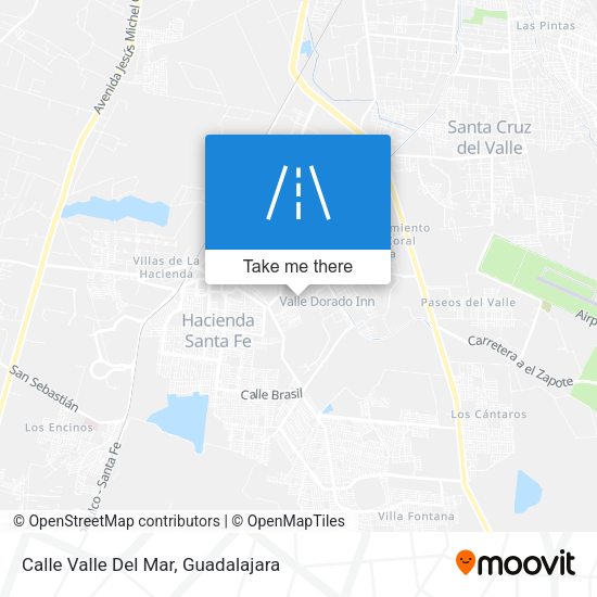 Calle Valle Del Mar map
