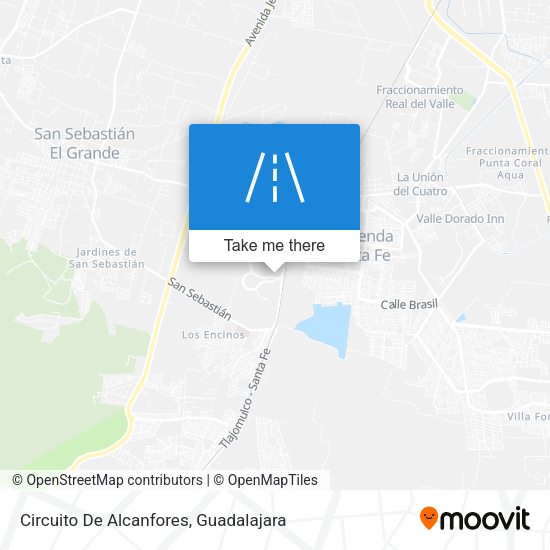 Mapa de Circuito De Alcanfores