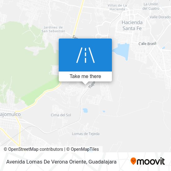 Avenida Lomas De Verona Oriente map