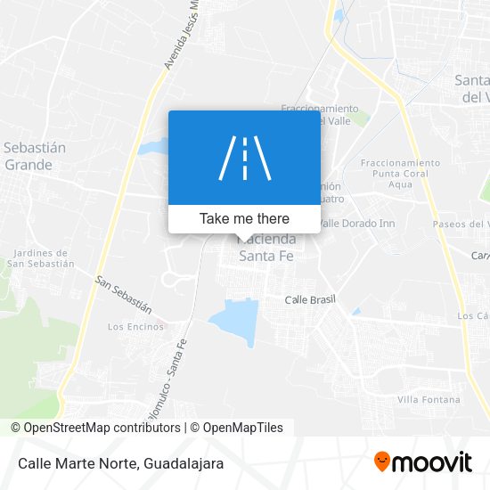 Calle Marte Norte map