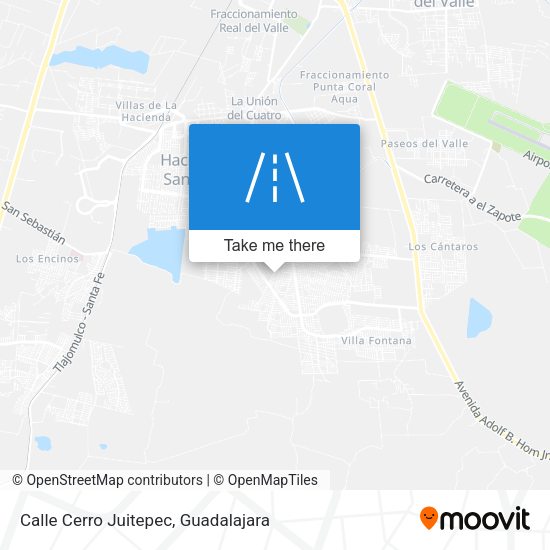Calle Cerro Juitepec map