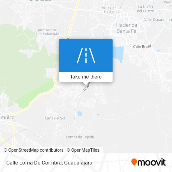 Calle Loma De Coimbra map