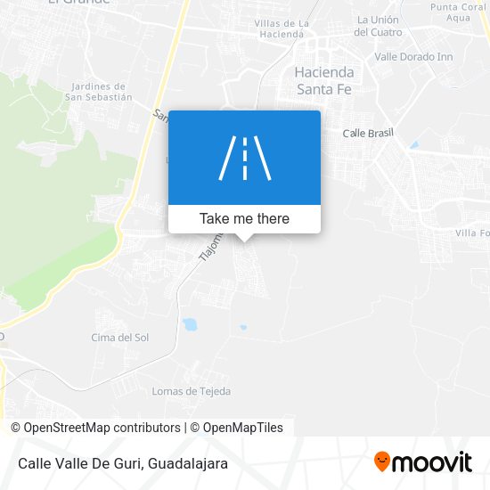 Calle Valle De Guri map
