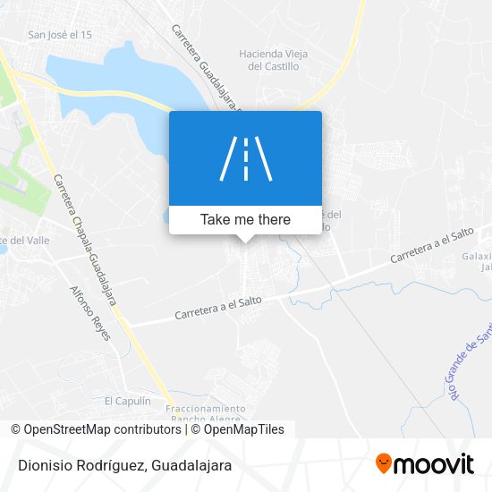Mapa de Dionisio Rodríguez