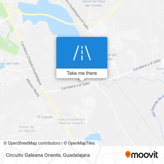 Circuito Galeana Oriente map