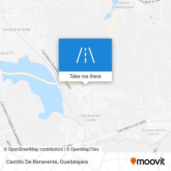 Castillo De Benavente map