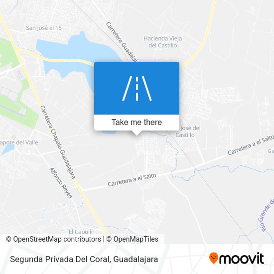 Segunda Privada Del Coral map