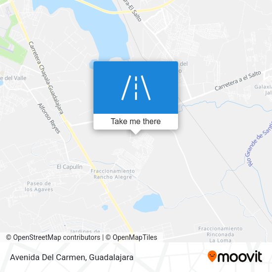 Mapa de Avenida Del Carmen
