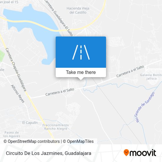 Mapa de Circuito De Los Jazmines