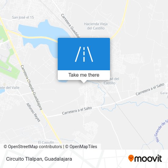 Mapa de Circuito Tlalpan