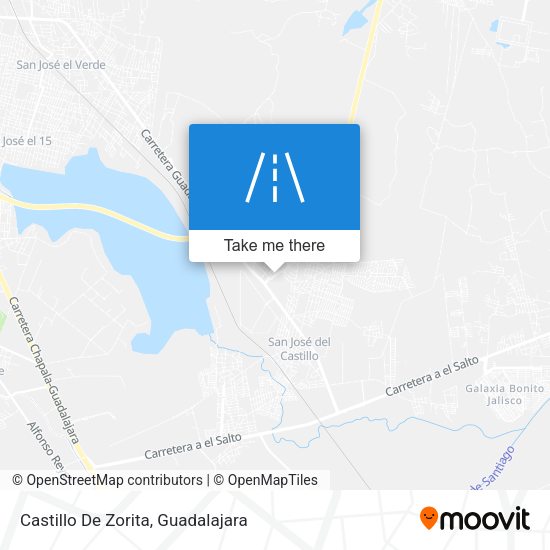 Castillo De Zorita map