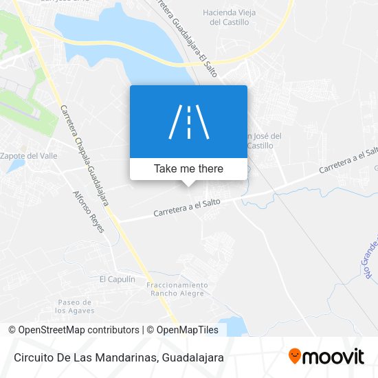 Mapa de Circuito De Las Mandarinas