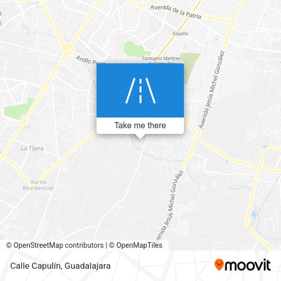 Calle Capulín map