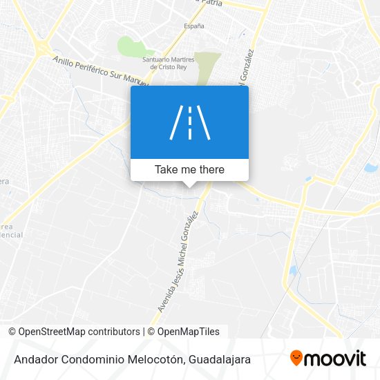 Mapa de Andador Condominio Melocotón