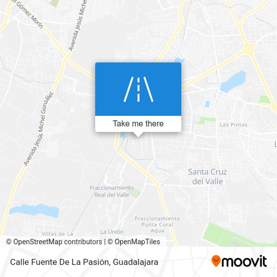 Mapa de Calle Fuente De La Pasión