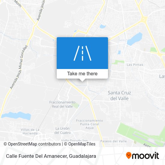 Calle Fuente Del Amanecer map