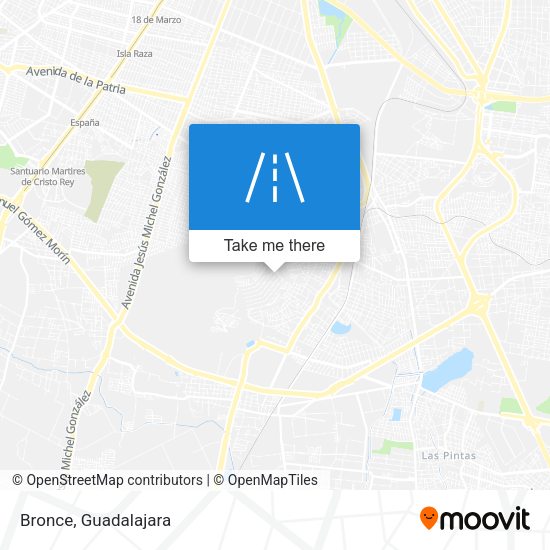 Mapa de Bronce